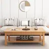 Nueva Mesa de Té Rectangular China para el Hogar Mesa de Café con Almacenamiento para Sala de Estar Apartamento Pequeño Oficina Multifuncional Sala de Té Mesa para Preparar Té