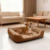 Gaiola para Cachorro, Cama para Cachorro, Cama Quente de Inverno para Cachorro, Cama para Cachorro de Estimação, Cercadinho Removível e Lavável para Animais de Estimação, Cama Semi-Fechada para Cachorro