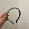 Coreano INS Macaron Flocking Pano Outono e Inverno Hair Band Pressionando Grampo de Cabelo Headband dentado Acessórios de cabelo doce para meninas
