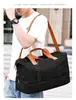 Bolsa de Viagem com Separação Seca e Úmida Transfronteiriça, Grande Capacidade, Bolsa de Viagem Durável em Tecido Oxford, Casual, Fitness e Fashion