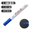 Fábrica Zhongbai SP111 Caneta de Pintura Marcador de Óleo Branco Tinta para Inscrição Tinta Secagem Rápida Caneta para Pintura Graffiti