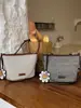Bolsa de Palha Tecida para Comutação Casual Transfronteiriça Verão 2026 Nova Bolsa de Ombro Transversal Feminina de Grande Capacidade