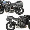 Coche Clásico Lobo Adecuado para Triumph StreetTriple765 Bolsa Lateral de Liberación Rápida Caja Lateral Retro Bolsa para Casco Modificada