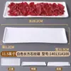 Tienda de Hot Pot de Res Plato Especial Plato para Servir Mesa de Molienda Vajilla Rectangular Apilable Plato para Asar Plato para Hornear Comercial