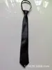 Gravata Estreita Estilo Coreano Masculina 5cm Gravata com Zíper Fácil de Puxar para Noivo Casamento Gravata Fina Preta Pequena Feminina Grátis