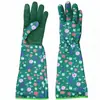 Luvas de Jardinagem Florais de Manga Longa - Proteção para Antebraço à Prova de Espinhos, Dedo com Tela Sensível ao Toque, Respiráveis - para Poda de Rosas, Trabalho no Jardim, Mulheres Homens Unissex