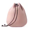 2026 Nuevo Billetero de Cuero Genuino para Hombre, Bolsita Vintage Antigua con Cordón, Bolsa de Almacenamiento de Joyería de Piel de Vaca de Capa Superior, Venta al por Mayor
