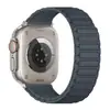 Adequado para pulseiras de Apple Watch: Apple Watch 1-12/Ultra 1-3/SE 3, apresentando um laço de três contas e pulseira magnética de silicone