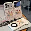 Funda de teléfono con diseño de pastel floral a pantalla completa para Apple 17, 16 Pro Max, a prueba de caídas, 15 Pro, cobertura total y funda protectora para 13/14