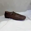 Verão 2025 novo confortável resistente ao desgaste antiderrapante absorvente de suor macio versátil moda couro perfurado a laser sapatos femininos