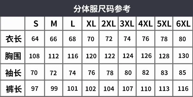 分体服