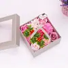 Regalos para el Día de la Madre Regalos para el Día de San Valentín Venta al por mayor Corea Japón Nuevo Rosa Clavel Flor de Jabón Caja de Regalo