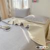 Algodón Puro Algodón Cubrecama Pieza Única Clase A Grado Materno e Infantil Universal Cuatro Estaciones Sábana de Cama Tatami Persona Juego de Tres Piezas Cubrecama de Algodón Acolchado 3
