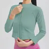 Chaqueta de Tenis con Cremallera Manga Larga Traje de Yoga Running para Mujer Sin Costuras Top Deportivo para Exteriores Ropa de Fitness para Mujer Chaqueta de Tenis