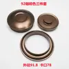 Té puede aleación de aluminio tapa accesorios botella botella de vino modificada botella de vino vacía corte con tapa dorada estilo chino nueva modificación