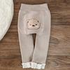 Meia-calça de Bebê Outono e Inverno Espessada Legging Grande Pp para Bebê Meia-calça com Forro de Lã para Menina Leggings de Inverno