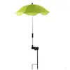 Clip Universal + Enchufe de Tierra + Paraguas de Flor de 65 cm, Paraguas de Protección Solar para Plantas y Flores, Sombrilla para Plantas en Maceta Bonsái, Paraguas Impermeable, Exterior