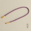 Cuerda lisa, nueva cuerda hecha a mano, cuerda trenzada de seda dorada semiacabada, bolsa colgante, accesorios de cuerda trenzada, pulsera decorativa, material de joyería DIY