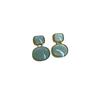 Pendientes retro vintage de la época medieval, de entrada de nicho, de lujo, de alta gama, de moda, estilo cortesano, elegantes pendientes de perlas.