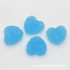 Simulación de comida de 17 x 16 x 10 mm, juego de resina con forma de corazón, caramelo, joyería, juego de comida, bricolaje, teléfono móvil, belleza, tocado, material