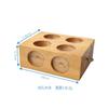Carrito de Plano Inclinado con Bloques de Madera Perforados para Medición de Mecánica Física, Experimento de Velocidad Media y Fricción, Carrito de Plano Inclinado Estándar del Nuevo Currículo