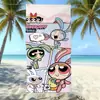 Toalla de Playa de Microfibra de Las Chicas Superpoderosas Secado Rápido y Absorbente de Agua Toalla de Baño para Nadar Infantil Portátil para Viajes Tamaño Grande