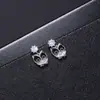 Brincos de Prata Esterlina S925, Brincos de Coruja Modernos e Elegantes com Diamantes, Joias Coreanas para Mulheres, Joias Exageradas, Brincos Versáteis