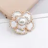 Zhuzi Nueva Aleación de Zinc Goteo de Aceite Camelia DIY Funda para Teléfono Móvil Accesorios de Joyería Accesorios de Flor de Perla Material Al Por Mayor