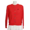 Nuevo Cárdigan de Punto de Color Sólido Transfronterizo, Suéter Versátil Estilo Coreano con Bordado de Poni, Cuello Redondo, Chaqueta de Punto Transpirable y Amigable con la Piel
