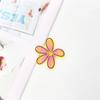 Ilustración lineal pintada a mano oso infantil flor color colgante lindo DIY Joyería hecha a mano aretes accesorios material