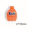 Adornos de Resina para Botella de Bebida Fanta Sprite DIY en Stock, Accesorios para Broches, Pegatinas para Teléfono, Colgante