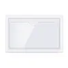 Película de respaldo transparente de alta calidad, autoadhesiva, PVC engrosado con adhesivo, bolsas de etiquetas autoadhesivas para estanterías de almacén, personalizables