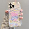 Diseño Creativo de Graffiti Adecuado para Apple 17Promax, Funda para Teléfono Iphone16Pro Europea y Americana, 15Plus Anticaída, 14 Suave