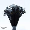 Fio de onda plissado Pérola branca fio de onda luminosa flor de embalagem gaze buquê preto malha material floral