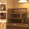Estante de Almacenamiento Portavasos de Mesa, Estante Estrecho Pequeño para Tazas de Té de Encimera de Mesa de Comedor, Portavasos de Doble Capa, Estante de Almacenamiento para Juego de Té de Escritorio