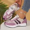 Zapatillas gruesas de cintura delgada para mujer talla grande, nuevo estilo primavera/verano 2026, zapatillas casuales de plataforma de estudiante de moda, zapatillas deportivas para mujer.