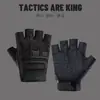 Guantes Tácticos de Medio Dedo para Deportes al Aire Libre, Montañismo, Antideslizantes, Resistentes al Desgaste, Transpirables, Combate, Motocicleta y Uso Táctico