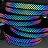 Cinta de Transferencia Térmica Reflectante de Colores Tallada Cinta para Pecho de Mascota Highlight Material de Correa Elástica Reflectante Color Mágico para Ropa