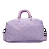 Bolsa de Viagem Transfronteiriça de Grande Capacidade para Curta Distância, Bolsa de Mão para Viagem de Negócios, Bolsa de Ginástica com Separação Seca e Úmida, Pode Ser Fixada em uma Mala de Rodinhas