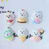 Oso Autocrítico de Dibujos Animados Accesorios de Resina Pegamento de Crema DIY Decoración para Funda de Teléfono Cabezal de Zapato Agujero Material para Sombrero Guante