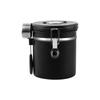Válvula de exaustão de aço inoxidável fosco anti-impressão anti-riscos tanque selado para café tanque de armazenamento 0.9L1.3L/1.8L