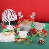 Acessórios para Foto Decoração de Natal Óculos Óculos de Aniversário Óculos Engraçados Óculos de Festa Óculos com Galhos de Natal