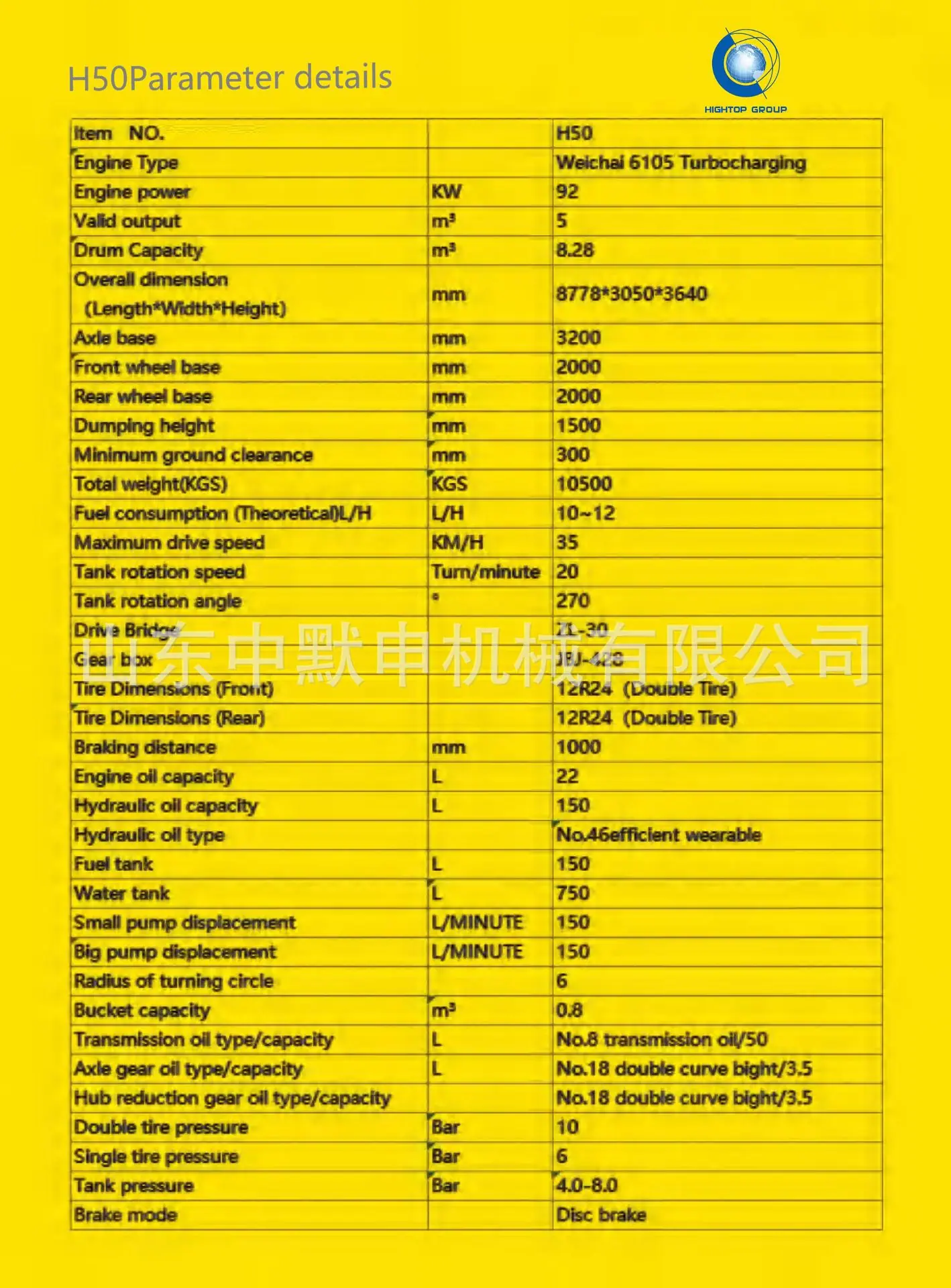 self loading concrete mixer(H1
