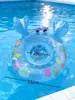 Anillo de asiento de cangrejo inflable al por mayor transfronterizo, flotador de natación lindo para bebé, anillo flotador inflable, anillo flotante 3D para niños al por mayor