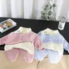 Conjunto de Chaqueta Irregular para Niñas Otoño 2026 Nuevo y Moderno Conjunto de Tres Piezas para Niños y Bebés
