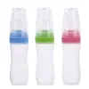 Alimentador de Suplemento Alimentar de Silicone para Bebês e Crianças Pequenas, Mamadeira Tipo Squeeze para Cereal de Arroz, Ventosa, Colher Macia Anti-Queda, Mamadeira Tudo-em-Um