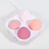 Esponja de Maquillaje para Uso Seco y Húmedo, Esponja Puff que No Absorbe Polvo, Esponja de Maquillaje Activada por Agua, Combinación de Set de Superficie de Corte de Gota de Agua