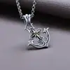 Colar Pingente Prata Esterlina S925 Masculino Zircônia Estrela Japonesa Cruz Âncora Personalidade Casal Estilo Punk Atacado