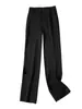 Pantalones de Pierna Ancha para Mujeres Bajitas 2025 Primavera Nuevos de Cintura Alta para Figura de Pera Caída Pantalones de Traje Casual de Alta Gama