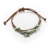 Estilo étnico retro grieta de hielo artístico pastoral tejido mariposa pulsera de cerámica femenina estilo nacional nuevo estilo chino estudiante H920